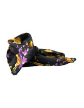 Dolce & Gabbana Black Floral Applique Silk Women Headband Diadem -   -  Dolce & Gabbana.
